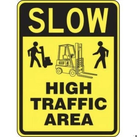 Accuform SURFACE  DRIVING CONDITIONS SIGN FRW514HP FRW514HP